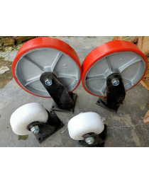 BÁNH XE NHỰA TRẮNG, BÁNH XE NHỰA ĐỎ - CTY PHAN NHÂN.