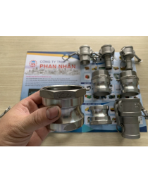 CAMLOCK A INOX 304 - KHỚP NỐI NHANH ĐẦU ĐỰC REN TRONG - CTY PHAN NHÂN.