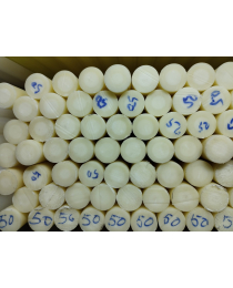 Cây nhựa PA tròn đặc phi 50mm, 55mm - Nhựa gia công.