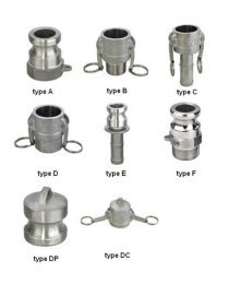 KHỚP NỐI NHANH, CAMLOCK INOX 304 ĐẦU A - B - C - D - E - F - .DC - DP - CTY PHAN NHÂN