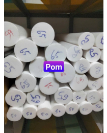 Nhựa POM cây tròn đặc phi 60mm, 65mm - Nhựa gia công.