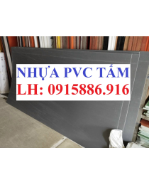 Nhựa PVC dạng tấm dày 30mm x 1.22m x 2.44m màu xám.