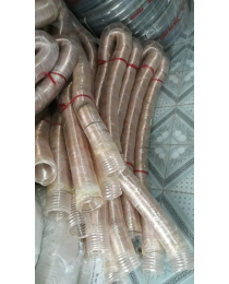 Ống nhựa PU dẻo, lõi đồng lò xo hút bụi, hút mùi - Hàng chất lượng.