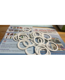 Ron teflon dùng trong Cùm clamp inox 304 - Công ty Phan Nhân.