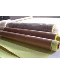 Vải chịu nhiệt 0.18mm - 0.22mm có mặt keo màu nâu - Công ty Tập đoàn Phan Nhân-0915.886.916